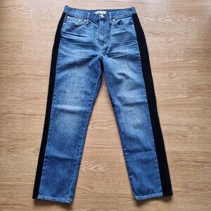 Madewell The Perfect Vintage Jean: Velvet Tux Stripe Edition Size 28